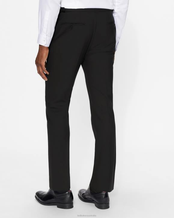 Ted Baker Ambts Slim fit tuxedo trousers Black Clothing Men TLPL1536