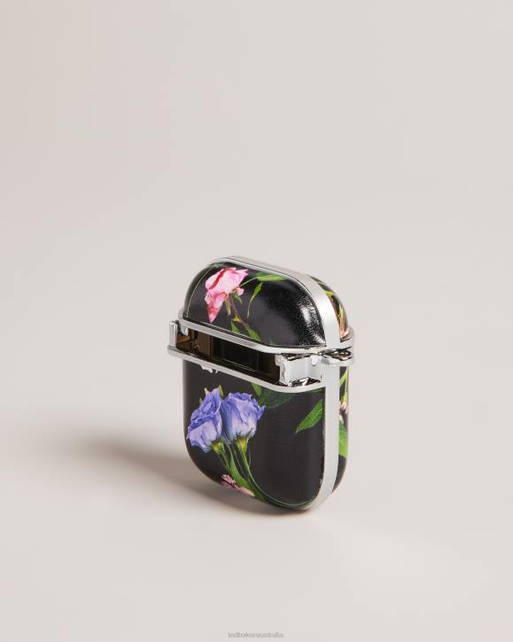 Ted Baker Anore Scattered Bouquet AirPod 1st Gen Black Homeware Collection TLPL1082