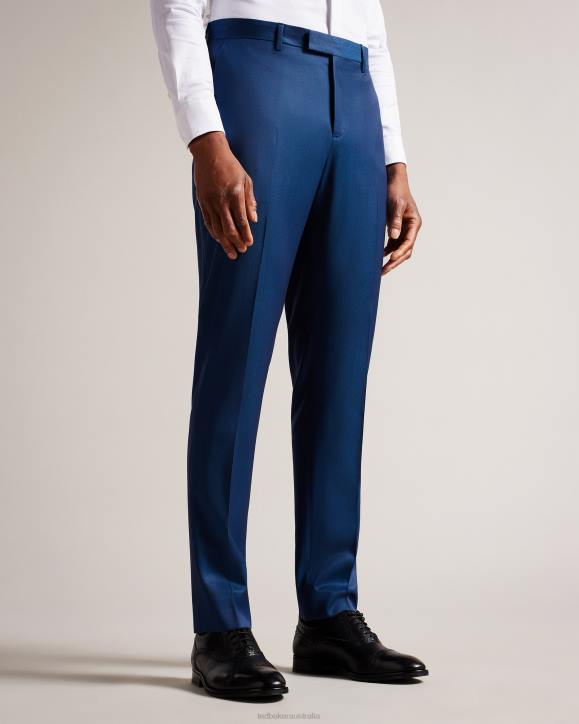 Ted Baker Atlowt Camburn Fit Trousers Bright Blue Clothing Men TLPL1225