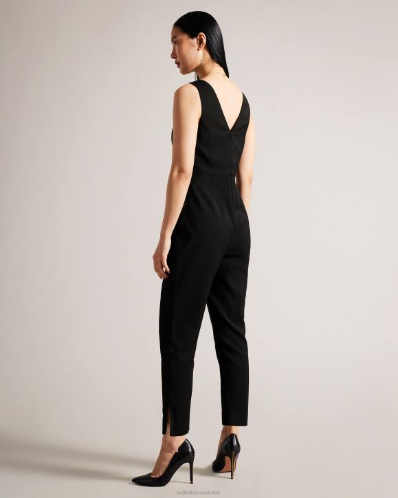 Ted Baker Bettsee Tailored Sleeveless Jumpsuit Black Clothing Women TLPL236