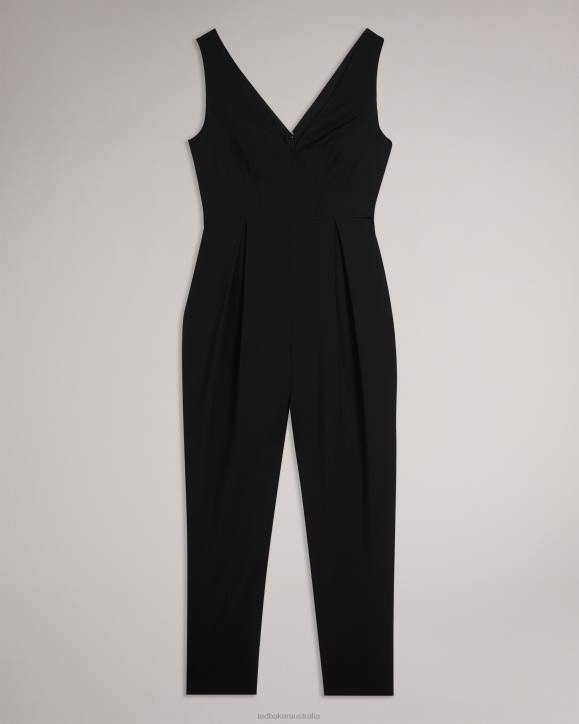 Ted Baker Bettsee Tailored Sleeveless Jumpsuit Black Clothing Women TLPL236