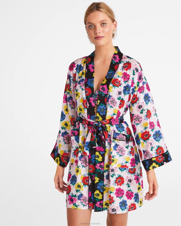 Ted Baker Dittsa Floral Printed Robe Multicolor Clothing Women TLPL606