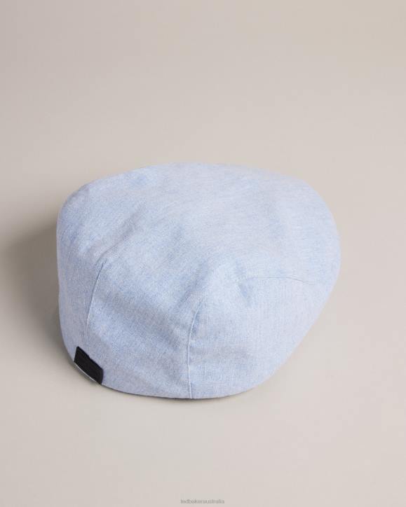 Ted Baker Drakee Flat Cap Light Blue Accessories Men TLPL1899