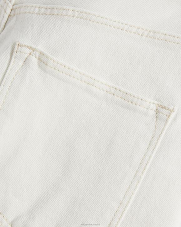 Ted Baker Ellra Barrel Leg Denim Jean White Clothing Women TLPL589