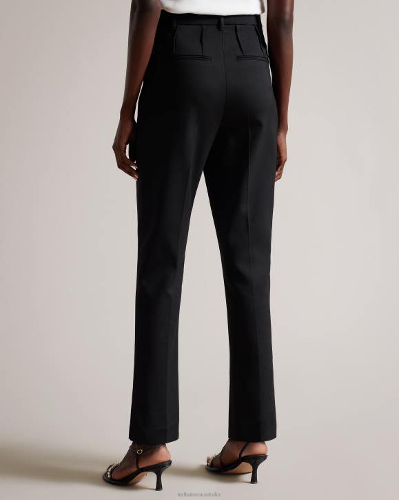 Ted Baker Frittat Tailored Cigarette Trousers With Darts Black Clothing Women TLPL335