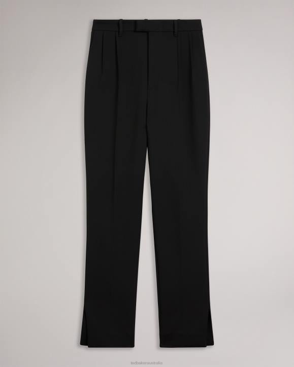 Ted Baker Frittat Tailored Cigarette Trousers With Darts Black Clothing Women TLPL335