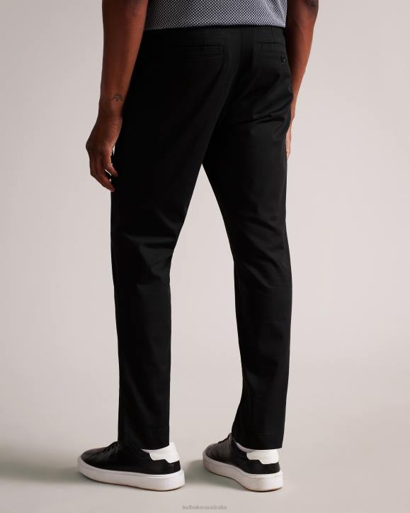 Ted Baker Genbee Casual Relaxed Chinos BLACK Clothing Men TLPL1445