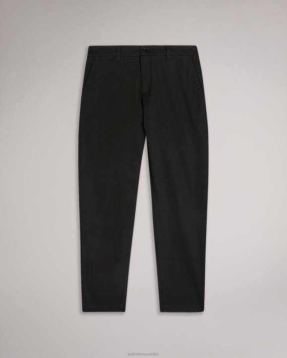 Ted Baker Genbee Casual Relaxed Chinos BLACK Clothing Men TLPL1445