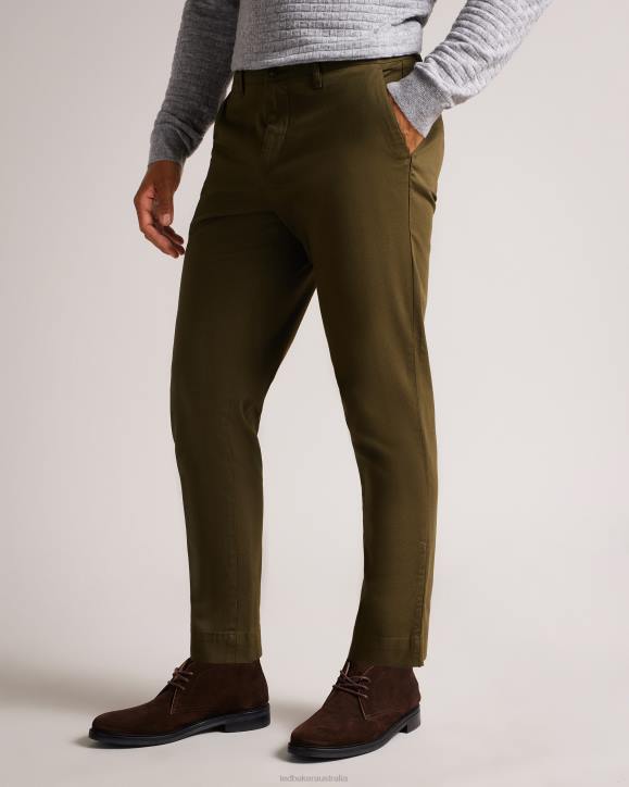 Ted Baker Genbee Casual Relaxed Chinos KHAKI Clothing Men TLPL1556