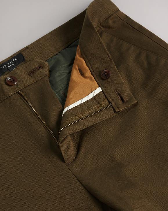 Ted Baker Genbee Casual Relaxed Chinos KHAKI Clothing Men TLPL1556