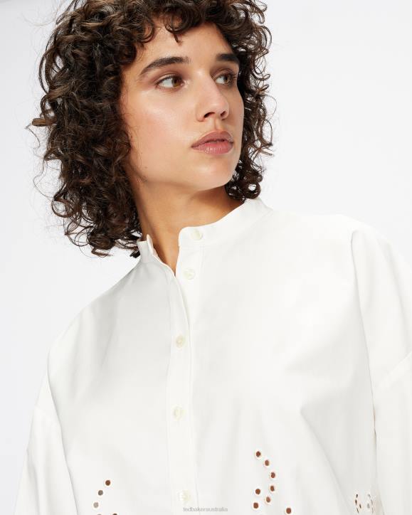 Ted Baker Itala Cut-out detail blouse White Clothing Women TLPL565