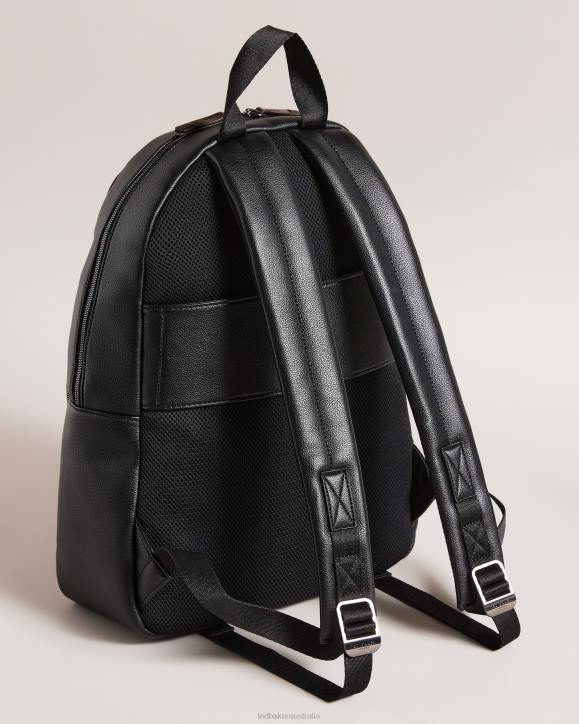 Ted Baker Joss Faux Leather Backpack Black Bags Men TLPL1771