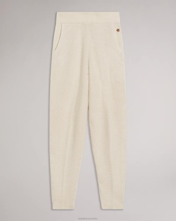 Ted Baker Juliiah Engineered Knitted Jogger NATURAL Clothing Women TLPL611