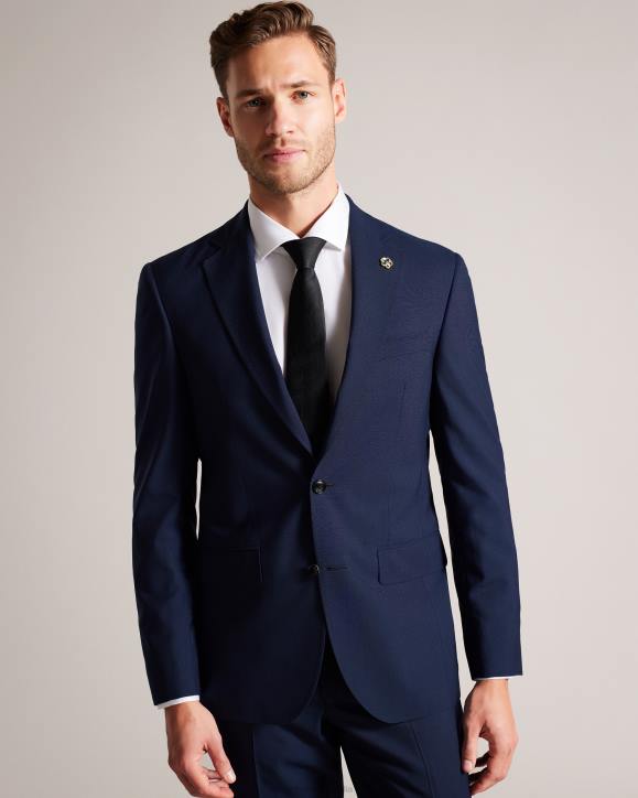 Ted Baker Jvjktbl Slim Fit Suit Jacket BRT-BLUE Clothing Men TLPL1353