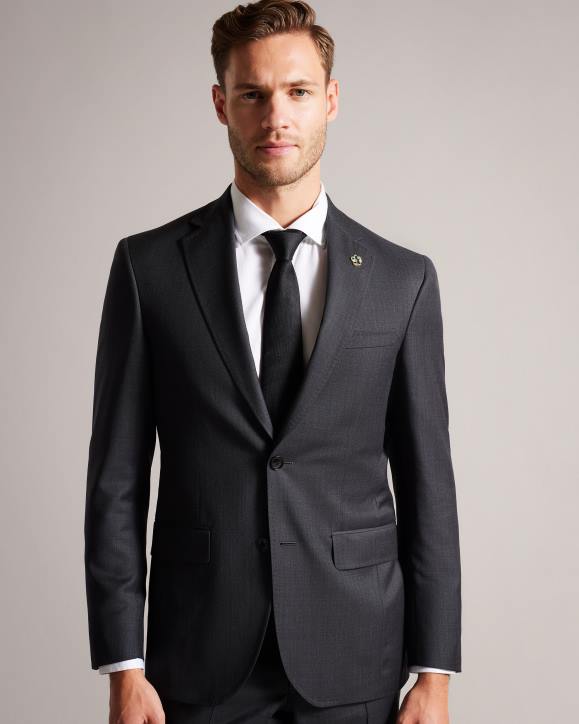 Ted Baker Jvjktbl Slim Fit Suit Jacket Gray Clothing Men TLPL1447