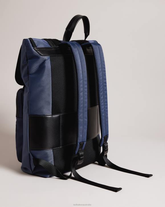 Ted Baker Komute Nylon Backpack Navy Bags Men TLPL1763