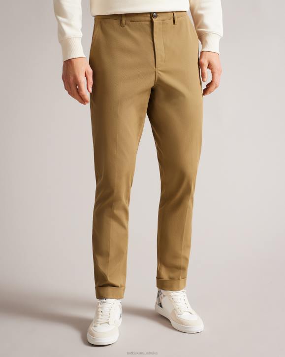 Ted Baker Leef Camburn Fit Cargo Trousers Brown-Tan Clothing Men TLPL1279