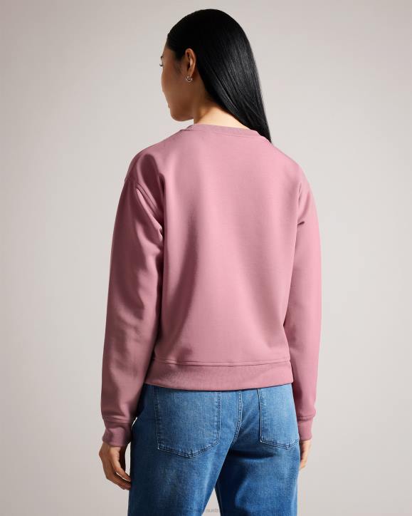 Ted Baker Lorito Logo sweatshirt DUSKY-PINK Clothing Women TLPL500