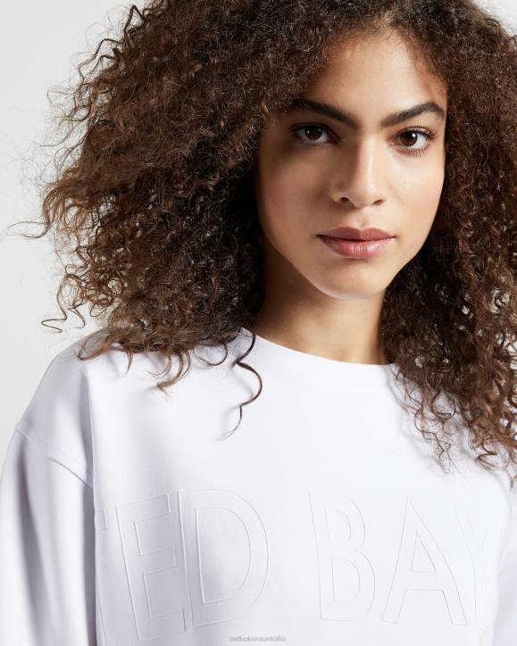 Ted Baker Lorito Logo sweatshirt WHITE Clothing Women TLPL511