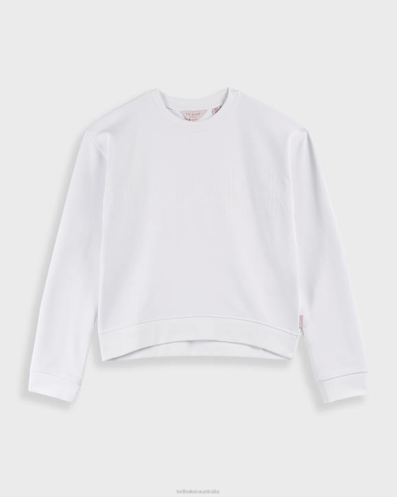 Ted Baker Lorito Logo sweatshirt WHITE Clothing Women TLPL511