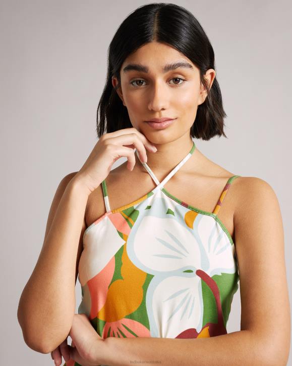 Ted Baker Lotye Strap Bodycon Green Clothing Women TLPL647