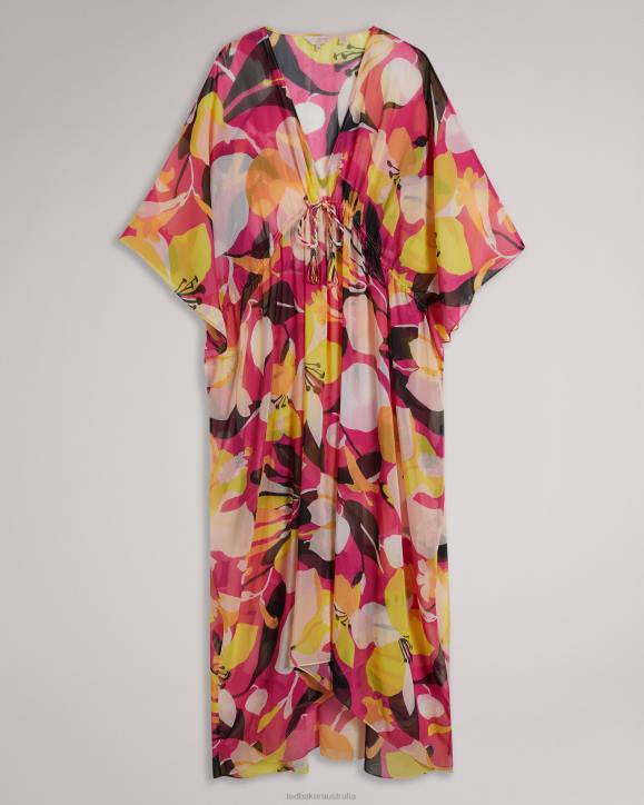 Ted Baker Lucenaa Abstract Maxi Cover Up Light Nude Clothing Women TLPL362