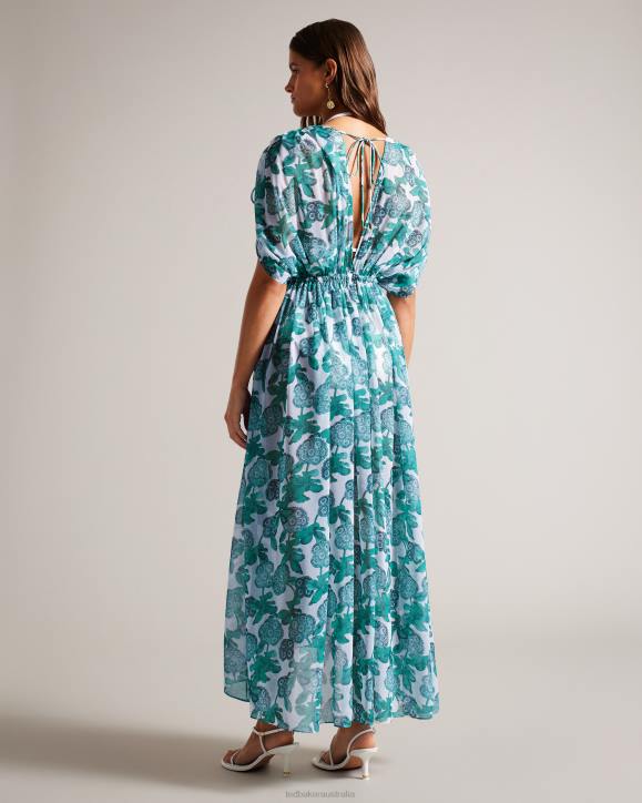 Ted Baker Luisah Floral Maxi Beach Cover Up White Clothing Women TLPL466