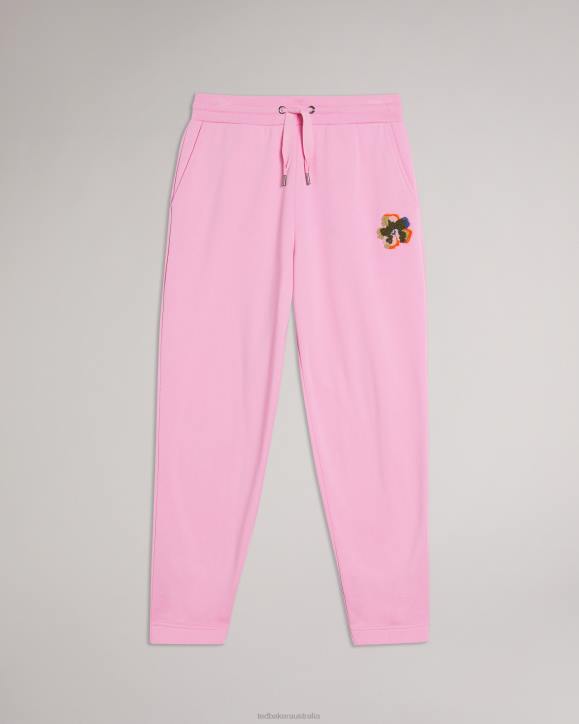 Ted Baker Nicolez Jersey Jogger With Flower PINK Clothing Women TLPL446