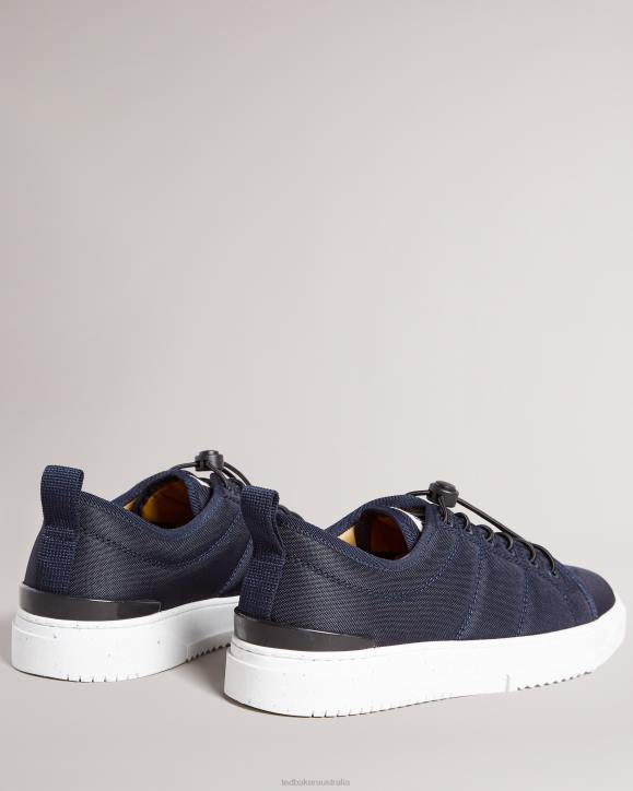 Ted Baker Oliiver Recycled Nylon Low Top Trainers NAVY Shoes Men TLPL2074