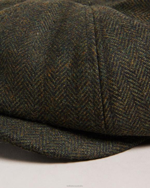 Ted Baker Olliii Wool Felt Boy Hat Khaki Accessories Men TLPL1810