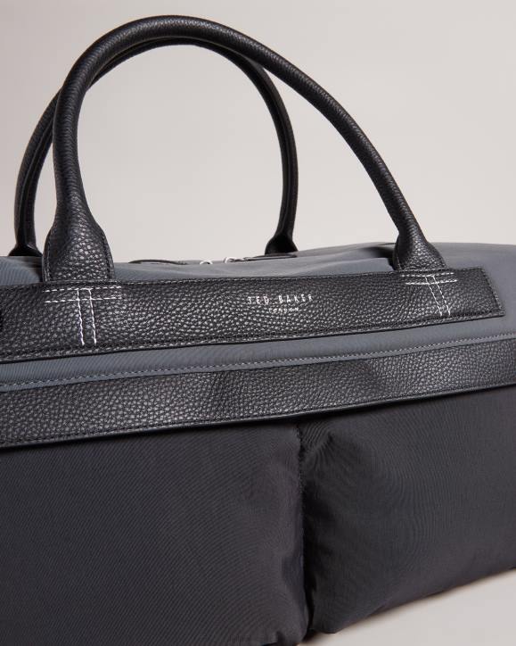 Ted Baker Plier Nylon Holdall Black Bags Men TLPL1787