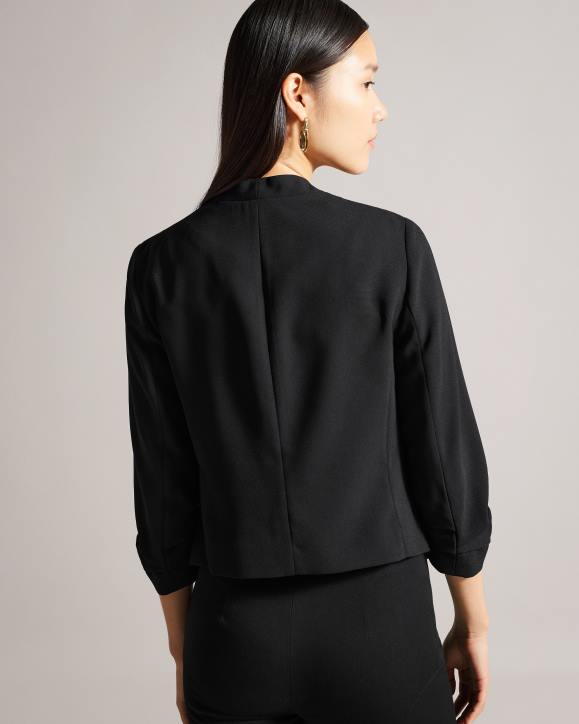 Ted Baker Popy Cropped Jacket Black Clothing Women TLPL153