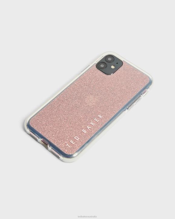 Ted Baker Roseaa Glitter Antishock iPhone 11 Case Baby Pink Homeware Collection TLPL2112