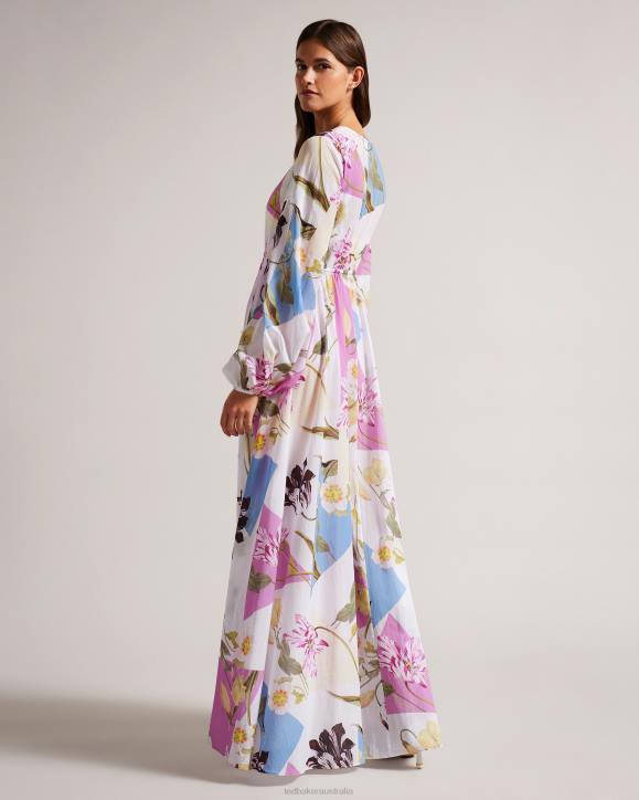 Ted Baker Rozlyn Floaty Floral Maxi Cover Up White Clothing Women TLPL152