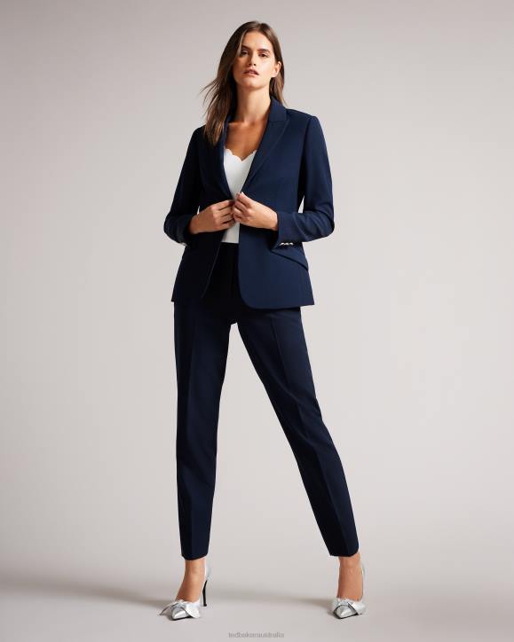 Ted Baker Rrae Slim Tailored Jacket Navy Clothing Women TLPL271