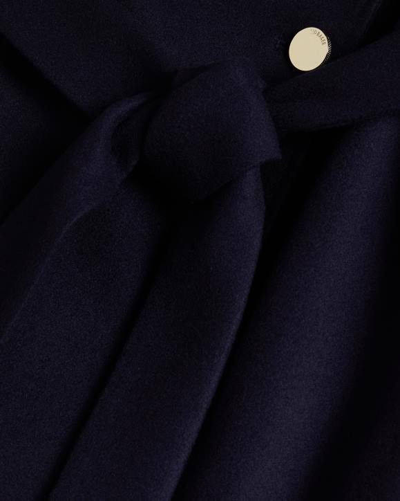 Ted Baker Sandra Midi wool wrap coat DK-NAVY Clothing Women TLPL509