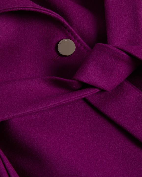 Ted Baker Sandra Midi wool wrap coat PURPLE Clothing Women TLPL506