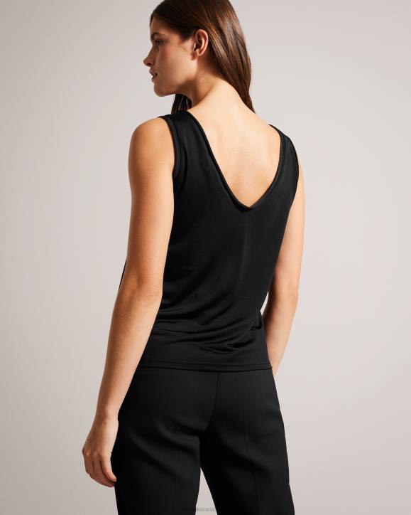 Ted Baker Shavon V Front Vest BLACK Clothing Women TLPL386