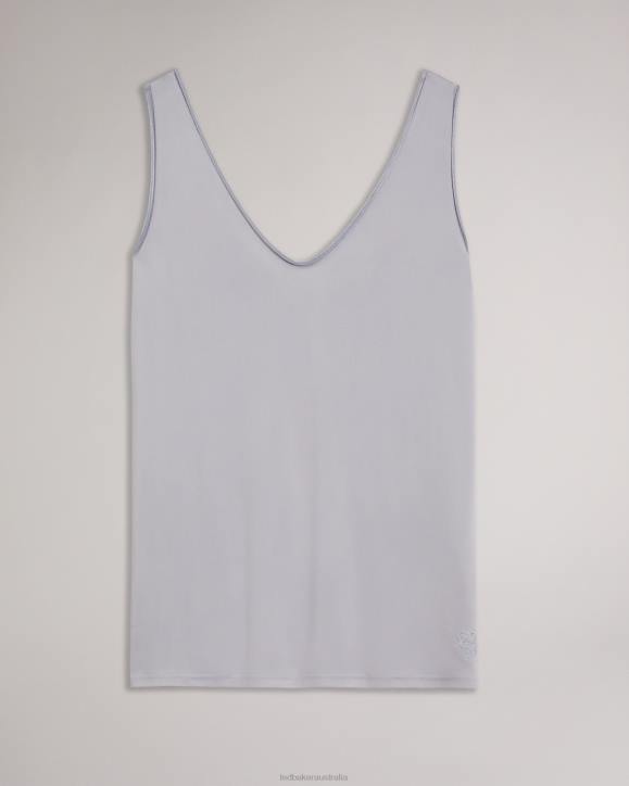 Ted Baker Shavon V Front Vest Light Gray Clothing Women TLPL375