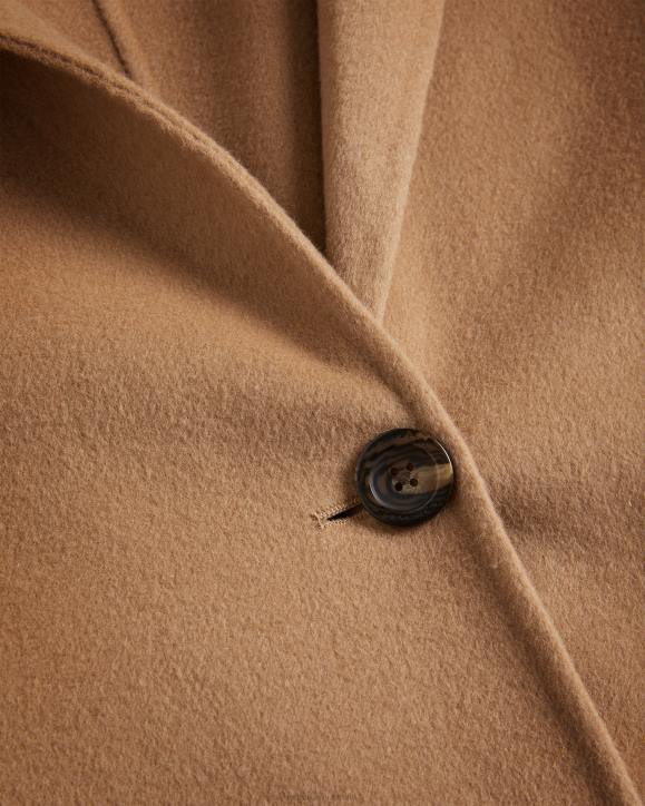 Ted Baker Solanna Double Wool Scarf Detail Coat Camel Clothing Women TLPL290