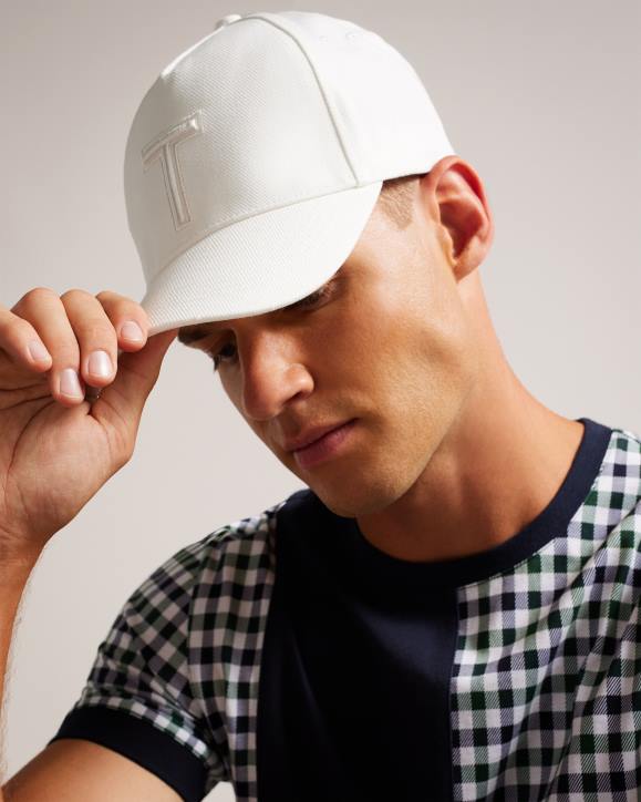 Ted Baker Tristen Baseball Cap ECRU Accessories Men TLPL1930