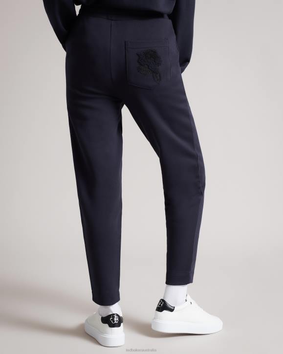 Ted Baker Welda Flower Patch Jogger Navy Clothing Women TLPL502