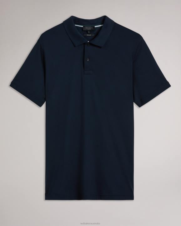 Ted Baker Zeiter Short Sleeve Slim Fit Polo Shirt NAVY Clothing Men TLPL1358