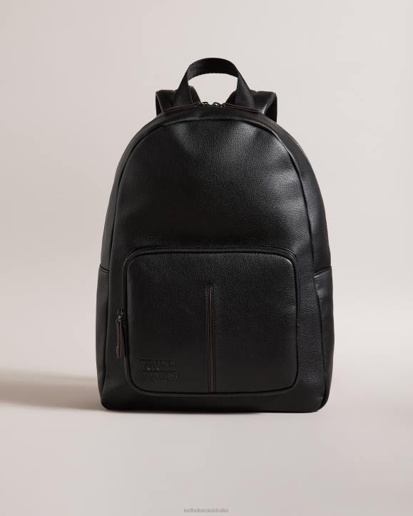 Ted Baker Joss Faux Leather Backpack Black Bags Men TLPL1771