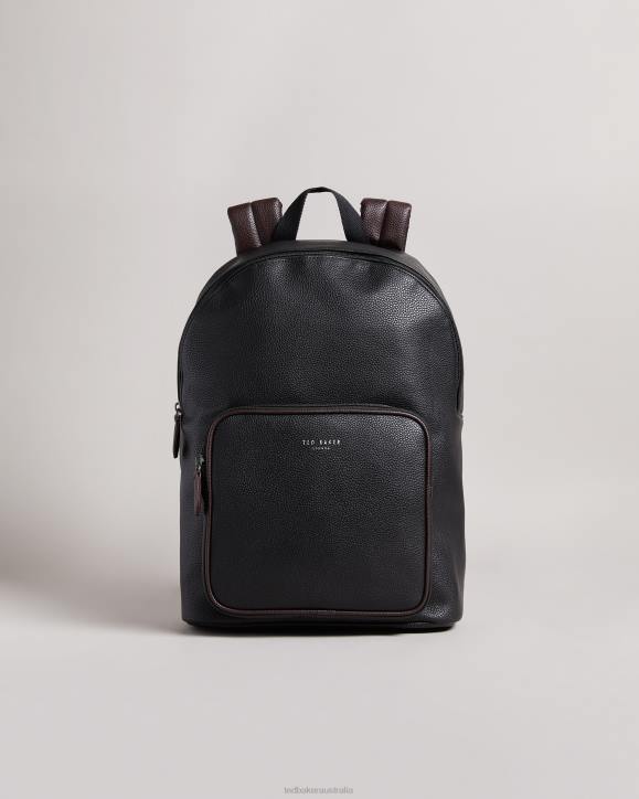 Ted Baker Laniss PU Backpack Black Bags Men TLPL1785