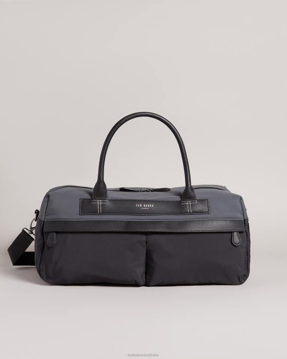 Ted Baker Plier Nylon Holdall Black Bags Men TLPL1787