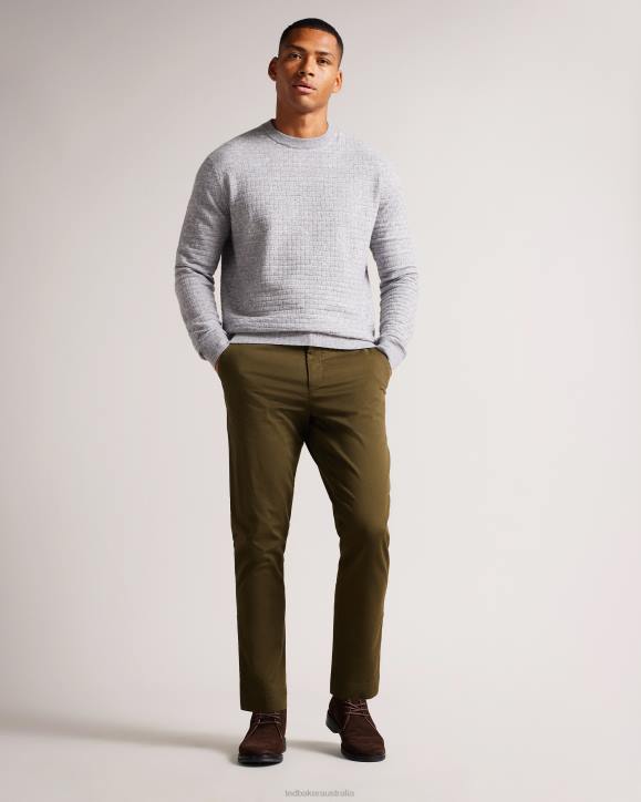 Ted Baker Genbee Casual Relaxed Chinos KHAKI Clothing Men TLPL1556