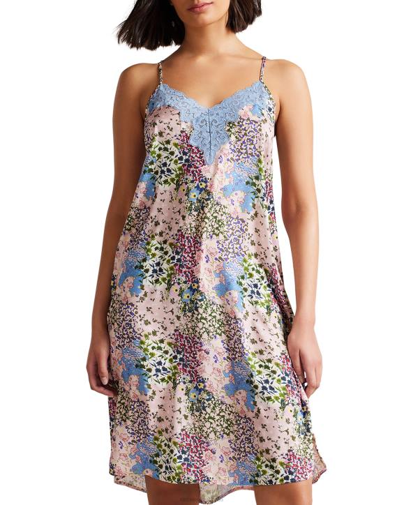 Ted Baker Abeliey Printed Chemise Light Pink Clothing Women TLPL625